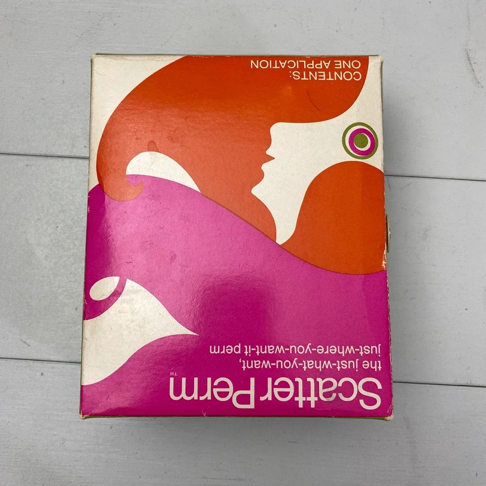 Vtg Toni Gillette Scatter Perm Hair Shapers Kit Beauty End Papers and Rollers
